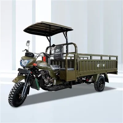 Pieaugušo benzīna motorizēts kravas trīsriteņu motorolleris